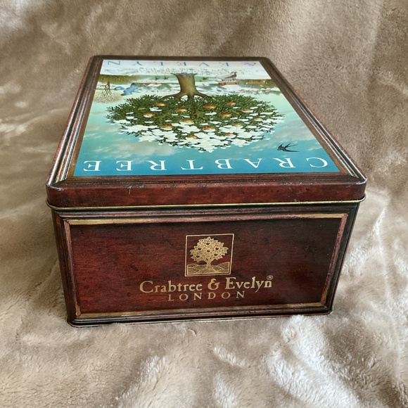Vintage Crabtree & Evelyn Rectangular Tin Box - Picture 3 of 5